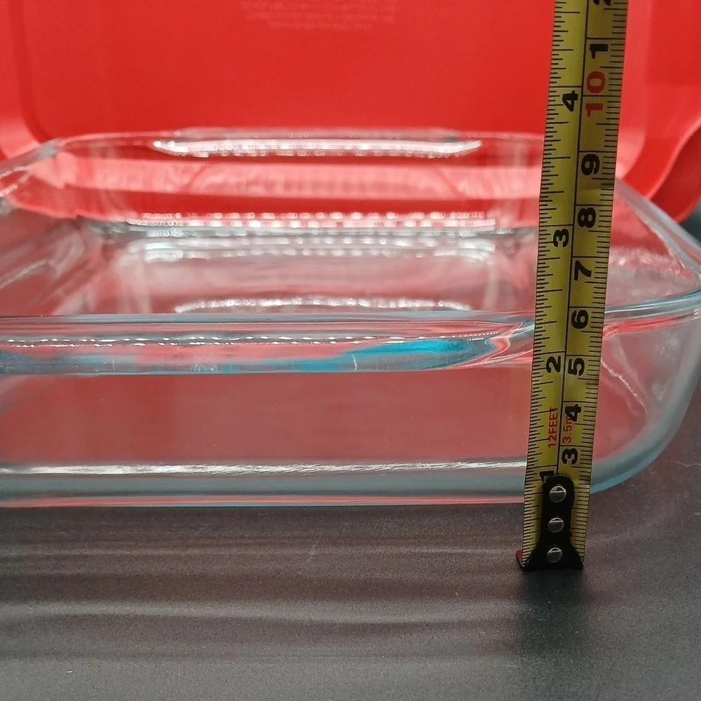Pyrex Basics 4.8 QT Glass Baking Dish with Plastic Lid Casserole Dish​​​ - Picture 12 of 12